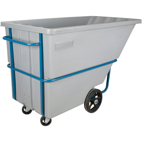 Tilt Truck, Polyethylene, 1.1 cu. yd., 2000 lbs. Load Capacity - KLETON 
