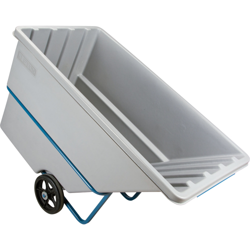 Tilt Truck, Polyethylene, 1.1 cu. yd., 2000 lbs. Load Capacity - KLETON 