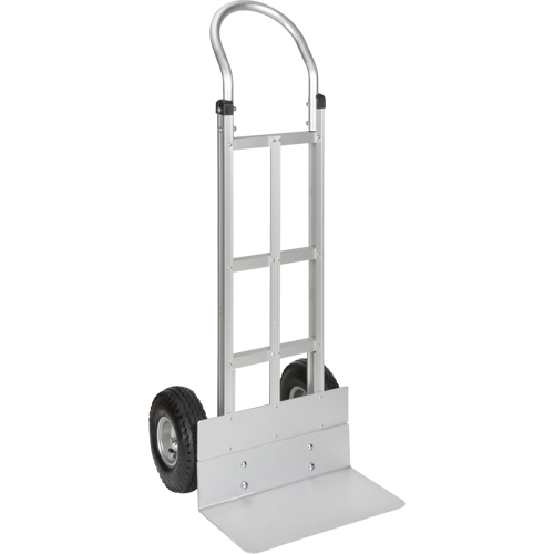 Knocked Down Hand Truck, Continuous Handle, Aluminum, 49-5/8" Height, 500 lbs. Capacity - KLETON 