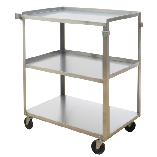 Chariots &agrave; tablette, 3 Tiers, 17-5/8" la x 33" h x 27-1/8" p, Capacit&eacute; 300 lb - Wesco 260291