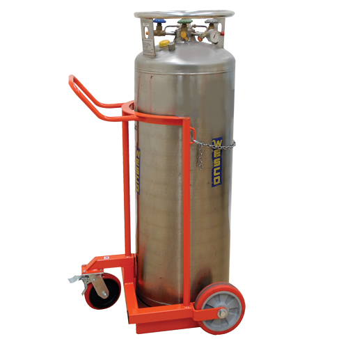 Grand chariot LCC pour bouteille de gaz liquide, Roues Polyur&eacute;thane, Base de 20" la x 20" p, 1000 lb - Wesco 210131