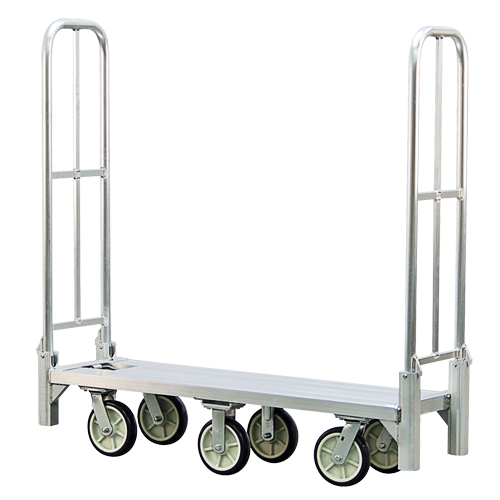 Chariot &agrave; plateforme pliant, 18" la x 61" lo, 1200 lb cap, Roues Polyur&eacute;thane - New Age Industrial BDT18566