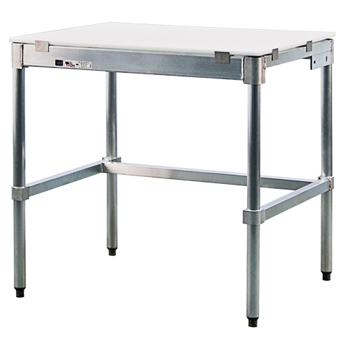 &eacute;tabli avec dessus en poly, 84" la x 24" p x 35-1/2" h, Capacit&eacute; 1200 lb - New Age Industrial 24P84KD