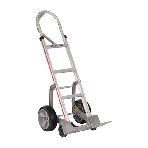 Self-Stabilizing Hand Truck, P-Handle Handle, Aluminum, 55'' Height, 500 lbs. Capacity - Magliner HRA15AUAE2A