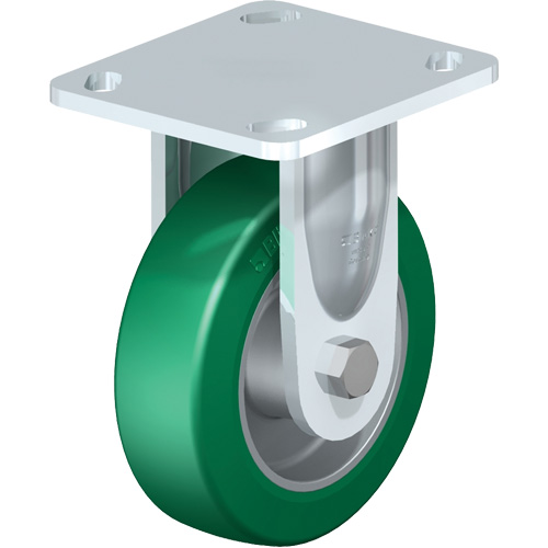 High-Quality Caster, Rigid, 5" (127 mm), Polyurethane Elastomer, 770 lbs. (349 kg.) - Blickle BKS-ALST 125K-14