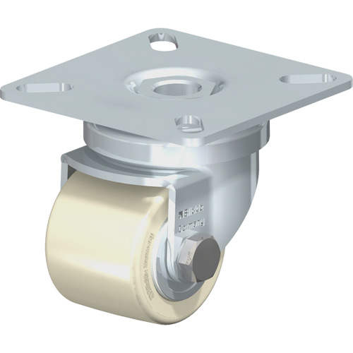 Low-Profile Caster, Swivel, 1-3/8" (35 mm), Nylon, 220 lbs. (100 kg.) - Blickle LPA-GSPO 35K