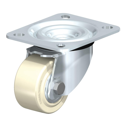 Roulette surbaiss&eacute;e, Fixe, 2-3/8" (60,5 mm), Nylon, 440 lb (199,58 kg) - Blickle L-GSPO 60K