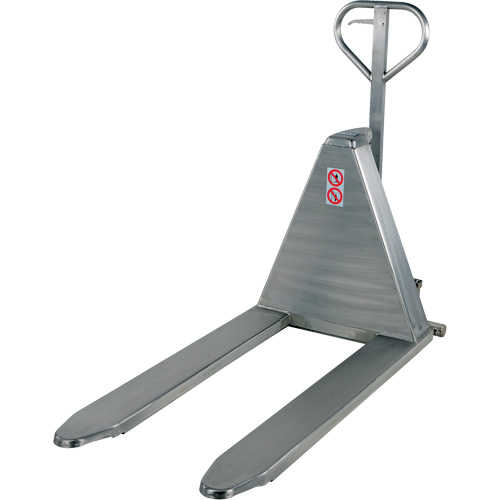 Pallet Lift Table, 45" L x 26-3/4" W, Stainless Steel, 2000 lbs. Capacity - Vestil L-270-HD-SS