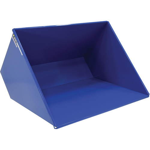 Self-Dumping Hopper, Steel, 3 cu.yd., Blue - Vestil D-300-LD