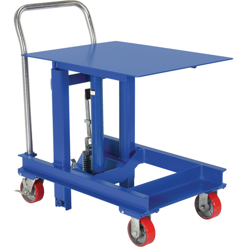 Lift Table, 30"L x 24"W, Steel, 2000 lbs. Capacity - Vestil DIE-2430-48