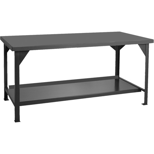 Heavy-Duty Workbench, 48" W x 30" D x 34" H, 4000 lbs. Capacity - Durham Manufacturing DWB-3048-95