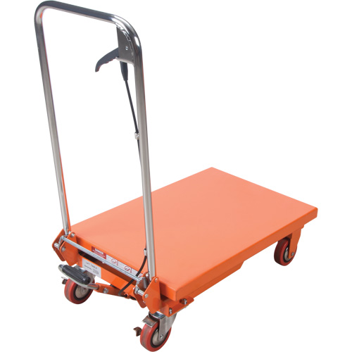 Table &eacute;l&eacute;vatrice &agrave; ciseaux hydraulique, 27-1/2" lo x 17-3/4" la, Acier, Capacit&eacute; 330 lb - KLETON 
