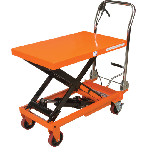 Table &eacute;l&eacute;vatrice &agrave; ciseaux hydraulique, 32" lo x 19-3/4" la, Acier, Capacit&eacute; 660 lb - KLETON 