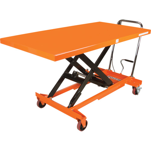 Table &eacute;l&eacute;vatrice &agrave; ciseaux hydraulique, 63" lo x 31-1/2" la, Acier, Capacit&eacute; 1100 lb - KLETON 