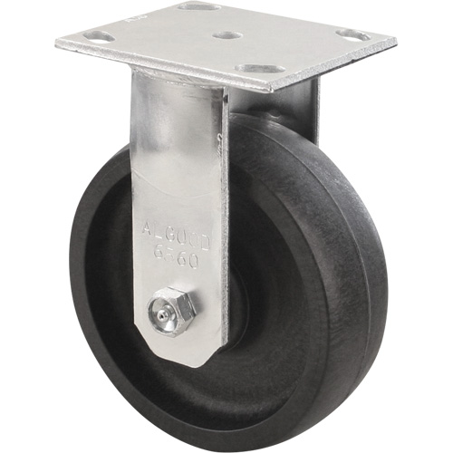 Roulette Emaxx RollX, Fixe, 4" (101,6 mm), Nylon, 1200 lb (544,3 kg) - Algood RE6543-A38H-RXW-RB