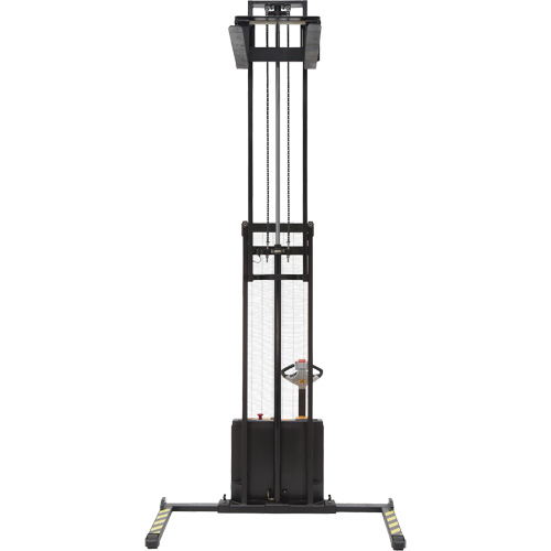 Gerbeur &agrave; m&acirc;t double, Fonctionnement &eacute;lectrique, Capacit&eacute; 2200 lb, Lev&eacute;e max 150" - Vestil S-150-AA-DM