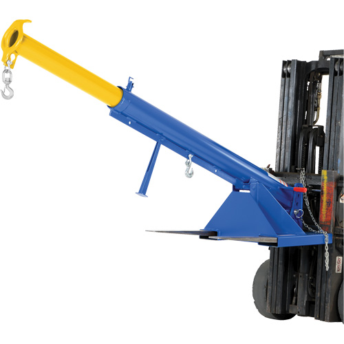 Grue t&eacute;lescopique pour chariot &eacute;l&eacute;vateur &agrave; fourche Orbit Boom - Vestil LM-OBT-4-24