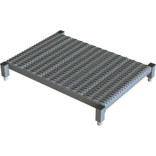 Plateforme de travail en une &eacute;tape &agrave; hauteur r&eacute;glable, 24" la x 36" pr, Capacit&eacute; de 800 lb, Enti&egrave;rement soud&eacute; - Tri-Arc Manufacturing WLOS536242