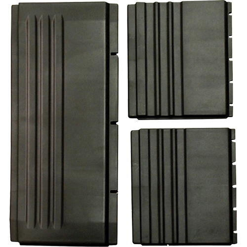 Ensemble de panneaux arri&egrave;re et lat&eacute;raux pour chariot Xtra - Rubbermaid Specialmade FG4093L1BLA