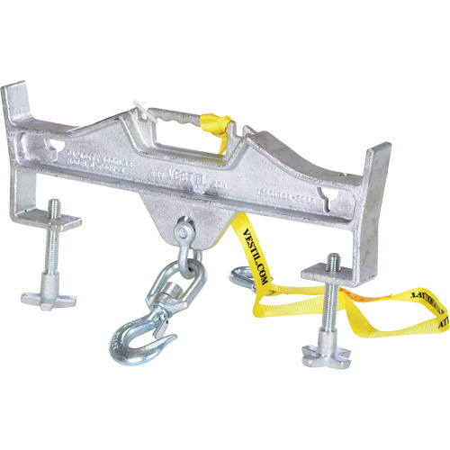 Double Swivel Hoisting Hook, 7-1/4" x  2-1/2" Fork Pocket - Vestil D-FORK-4-SL
