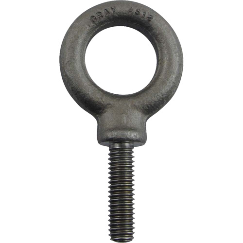Boulon &agrave; oeil en acier alli&eacute;, 1" dia, 1-1/4" lo, 1480 lb (0,74 tonnes)/1480 lb capacit&eacute; - Gray Tools AS12