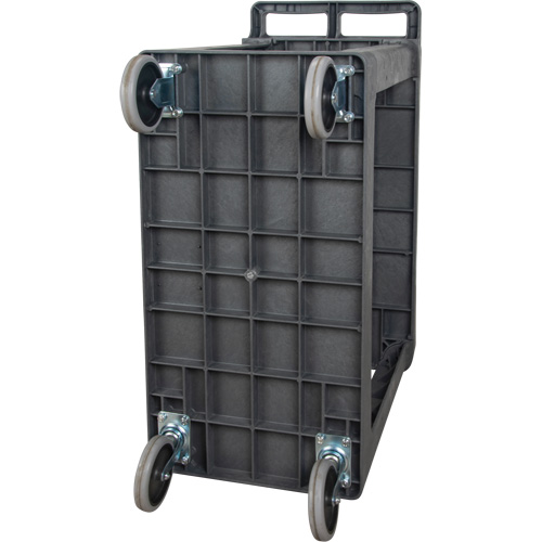 Chariot utilitaire pour l'entretien, 2 tiers, 16-1/2" x 32-1/2" x 34-1/2", Capacit&eacute; 550 lb - KLETON 