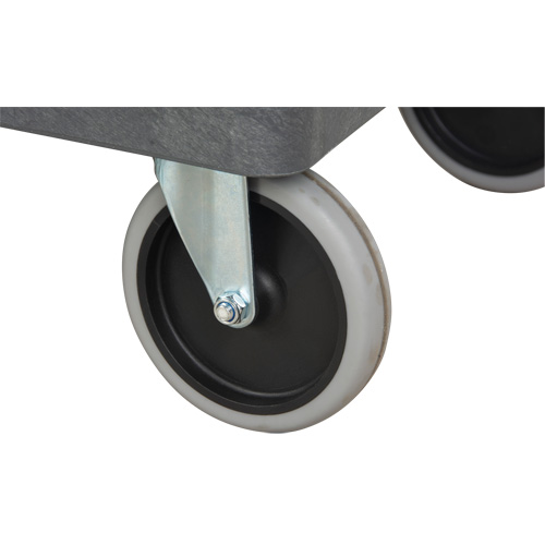 Chariot utilitaire pour l'entretien, 2 tiers, 16-1/2" x 32-1/2" x 34-1/2", Capacit&eacute; 550 lb - KLETON 