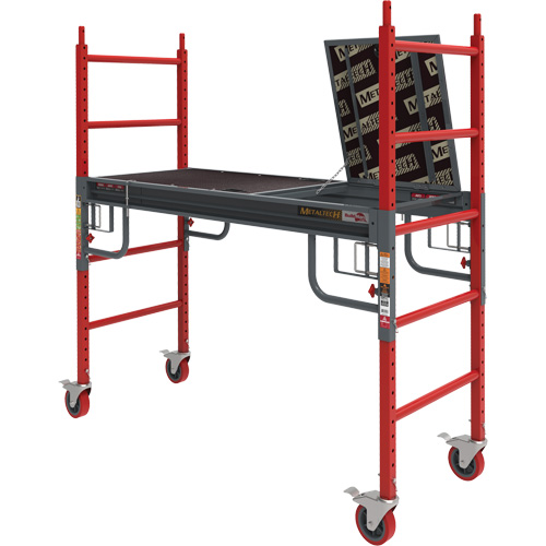 &eacute;chafaudage Baker Buildman pour cloison s&egrave;che, 31" p x 6' h - Metaltech I-BMSS