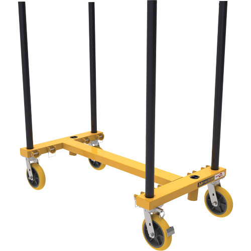 Buildman H-Cart Multi-Use Drywall Cart - Metaltech I-BMDHER31YGR