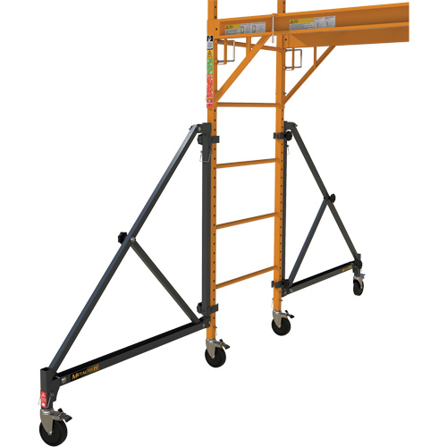Ensemble de stabilisateurs universels avec roues - Metaltech I-BMSO4TT