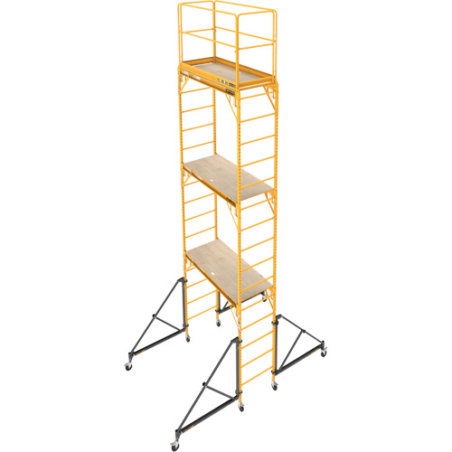 Ensemble de stabilisateurs universels avec roues - Metaltech I-BMSO4TT