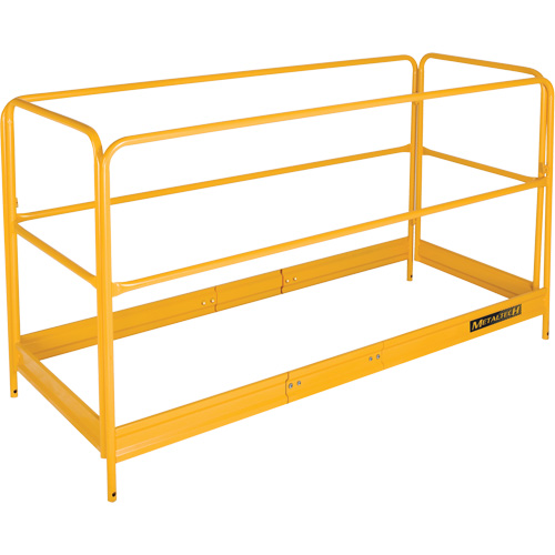 Trousse de garde-corps pour &eacute;chafaud Jobsite Series, 29-1/4" p x 44-1/2" h - Metaltech I-CISGRJP
