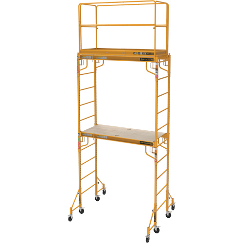 Trousse de garde-corps pour &eacute;chafaud Jobsite Series, 29-1/4" p x 44-1/2" h - Metaltech I-CISGRJP