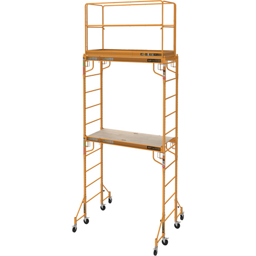 Complete 12' Drywall Baker Scaffold Tower Set, 58-1/2" D x 183" H - Metaltech I-TCISC