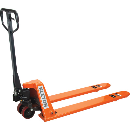 Transpalettes hydrauliques &agrave; profil bas, 48" lo x 20,5" la, Capacit&eacute; de 3300 lb - KLETON 