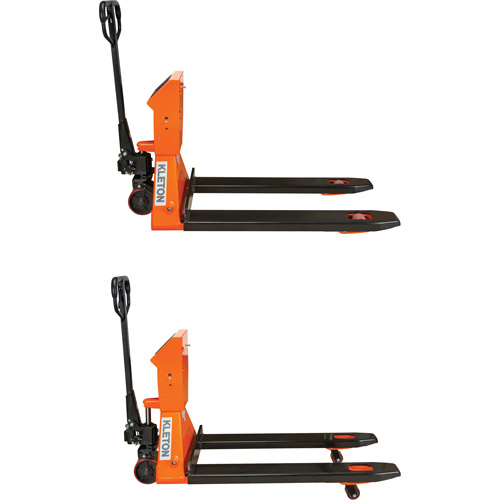 Transpalette &agrave; balance num&eacute;rique, 44,5" lo x 27,75" la, Capacit&eacute; de 4400 lb - KLETON 