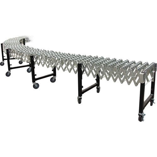 Expandable Conveyor, 23" W x 24' L, 200 lbs. per lin. ft. Capacity - KLETON 