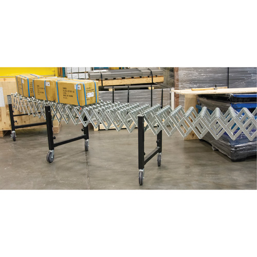 Expandable Conveyor, 23" W x 24' L, 200 lbs. per lin. ft. Capacity - KLETON 