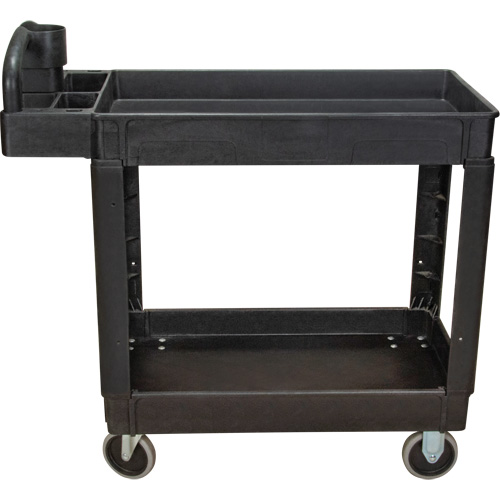 Chariot utilitaire, 2 tiers, 17-1/8" x 33-1/2" x 37-5/8", Capacit&eacute; 550 lb - KLETON 