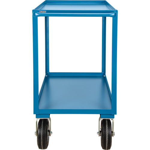Outdoor Shelf Cart, 2 Tiers, 24" W x 39" H x 39" D, 1200 lbs. Capacity - KLETON 