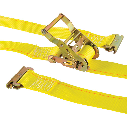 Logistic Strap, Ratchet, 2" W x 12' L, 1000 lbs. (454 kg) WLL - KLETON 