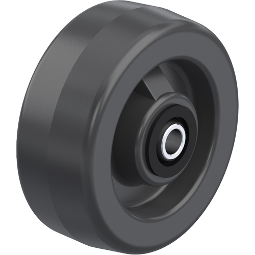 Solid Black Phenolic Wheels - Blickle P-PH-040x020/050R
