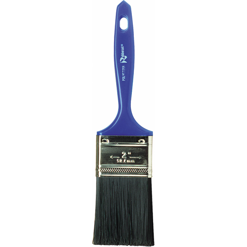 Basic Latex Paint Brush, Polyester, Plastic Handle, 3" Width - Rubberset 70201030