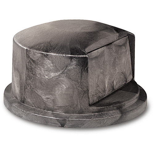 Round Brute&reg; Tops, Dome Lid, Plastic/Polyethylene, Fits Container Size: 22" Dia. - Rubbermaid FG263788GRAY