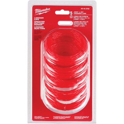 0.095" Pre-Cut Trimmer Line - Milwaukee 49-16-2782