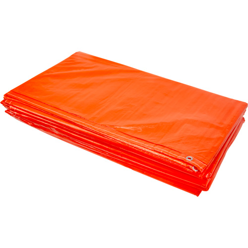 Insulated Tarps, Polyethylene, Orange, 20' x 12' x 8 mils - KLETON 