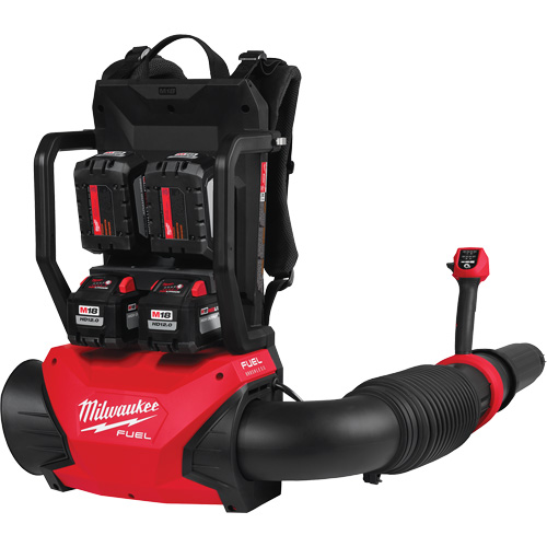 M18 FUEL Dual Battery Backpack Blower Kit, 18 V, 155 MPH Output, Battery Powered - Milwaukee 3009-24HD