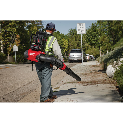 M18 FUEL Dual Battery Backpack Blower Kit, 18 V, 155 MPH Output, Battery Powered - Milwaukee 3009-24HD