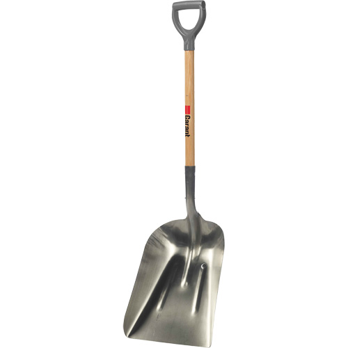 Grain Scoop #8, Wood, Aluminum Blade, D-Grip Handle - Garant 85645