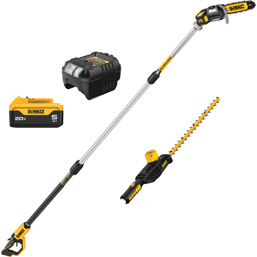 Ensemble scie d'&eacute;lagage et taille-haies sur perche sans fil au lithium-ion MAX - DEWALT DCKO86P1